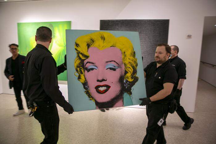  "Shot Sage Blue Marilyn" von Andy Warhol wird am Montag in New York versteigert