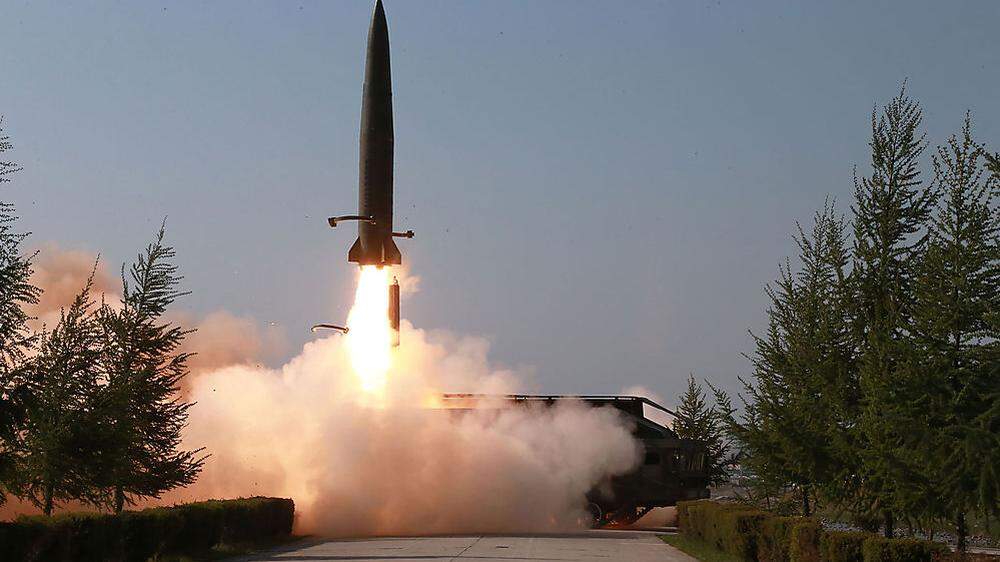 Trump nicht &quot;glücklich&quot; über neue Raketentests durch Nordkorea