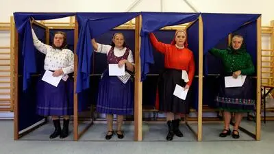 Der Ansturm an den Urnen in Ungarn war groß 