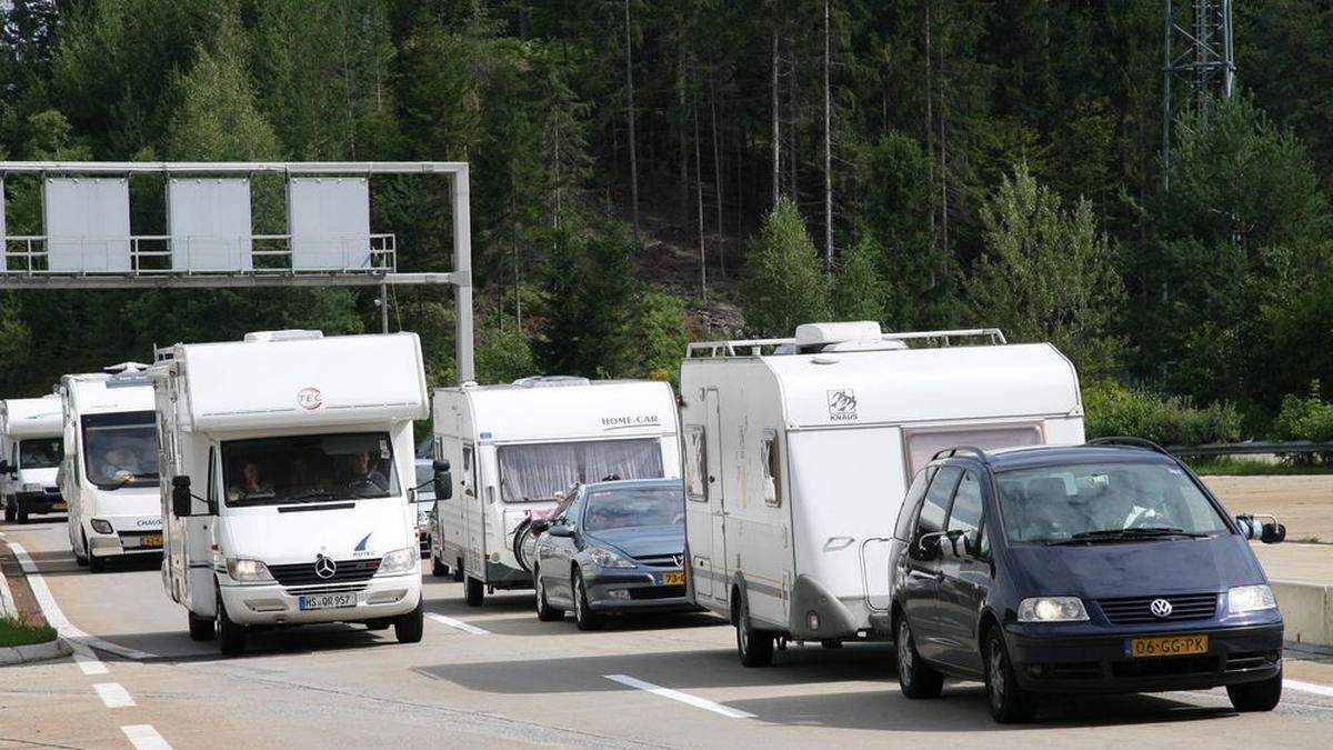 Alle wollen Richtung Süden