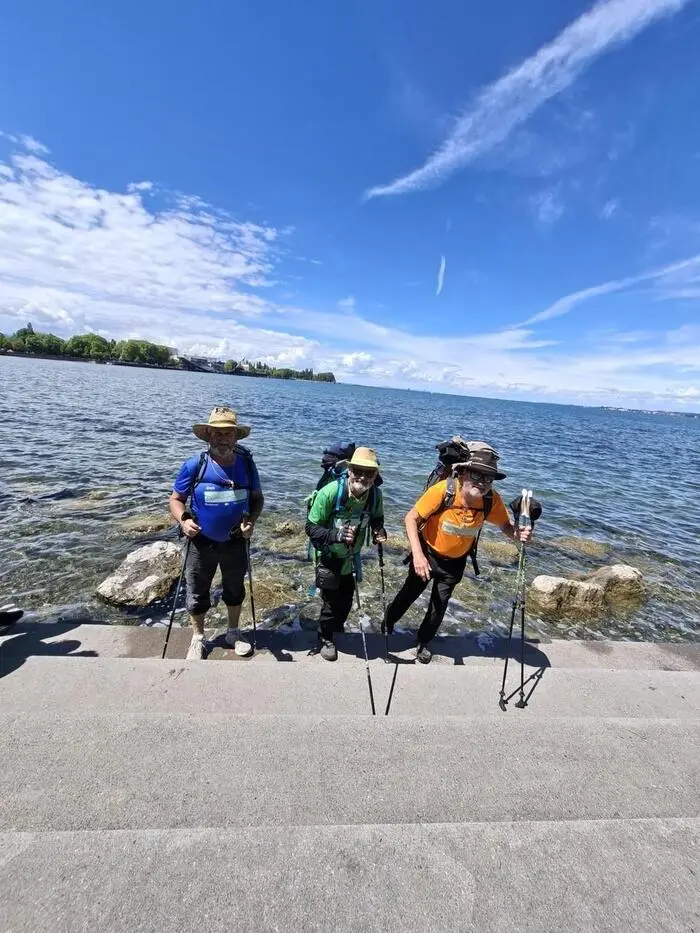 Ankunft in Bregenz beim Bodensee am 17. Mai
