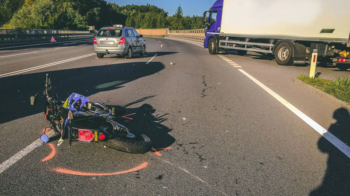 Die Unfallstelle bei Lannach