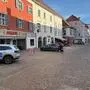 Foto einer mitteleuropäischen Innenstadt