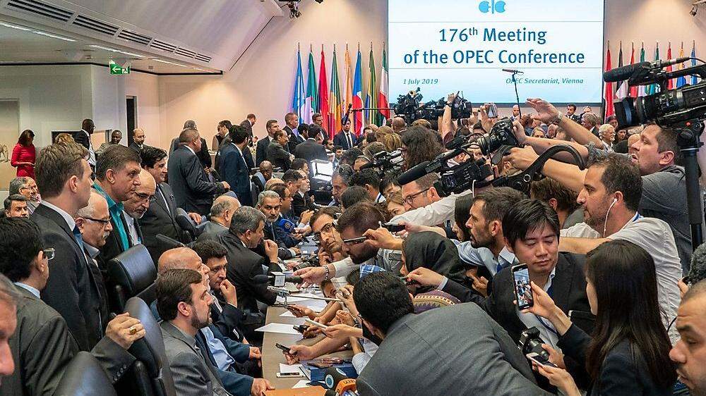 Die OPEC tagt seit Montag in Wien, das Medieninteresse ist groß