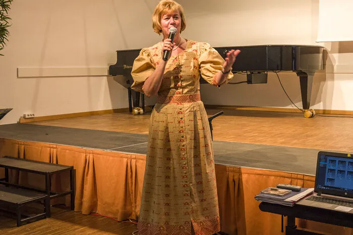 Direktorin Gerlinde Karner freute sich über den vollen Saal in der Musikschule Villach, wo das Spiel aufgeführt wurde