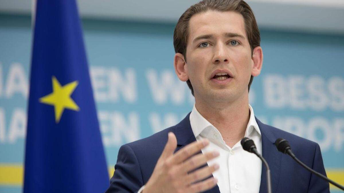 Kanzler Sebastian Kurz