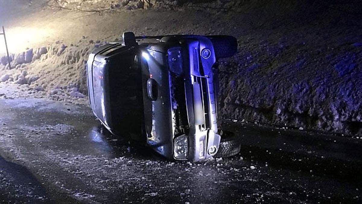 Trotz des Unfalls konnten die Insassen die Fahrt fortsetzen