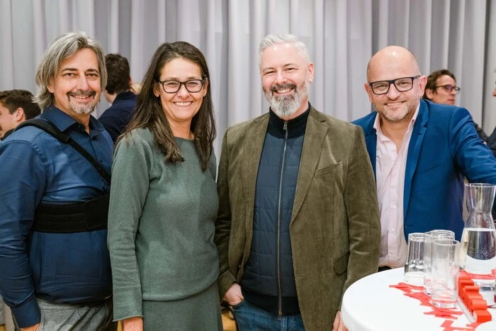 Andeas Janzek, Rosa Holzmann, Alexander Binder und Dirk Grundmann