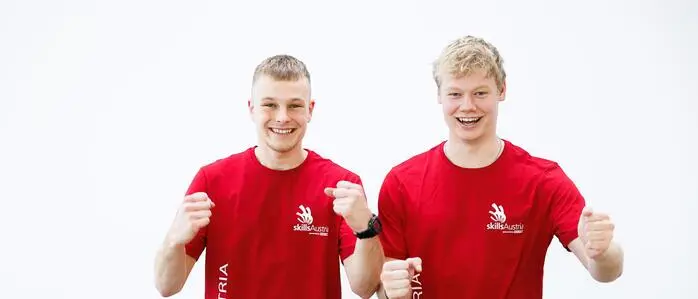Noah Scheriau aus St. Urban und Leon Korak aus Brückl 