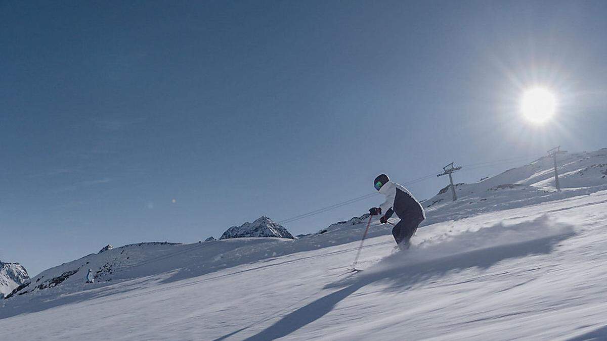 Skifahren bietet sich beim heutigen Wetter an