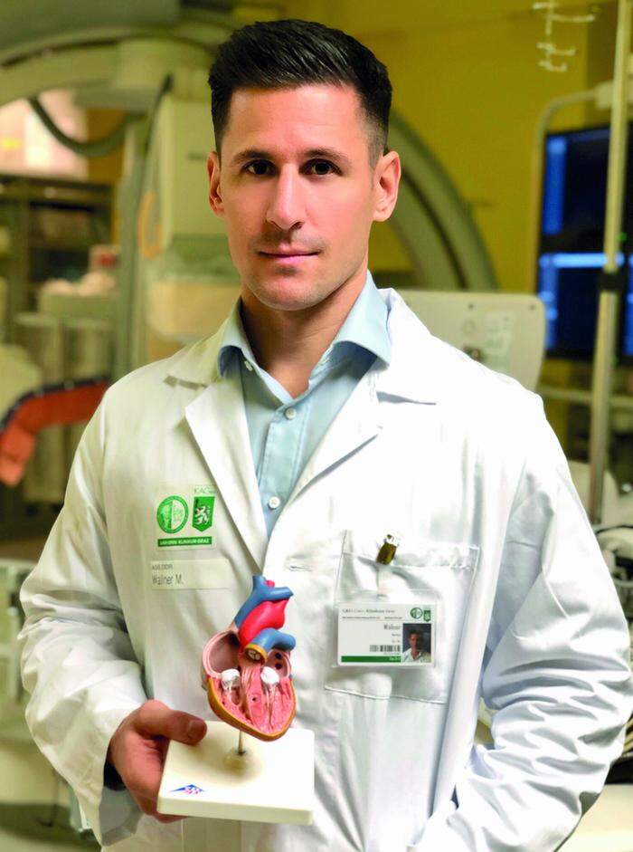 Kardiologe Markus Wallner (Med Uni Graz)