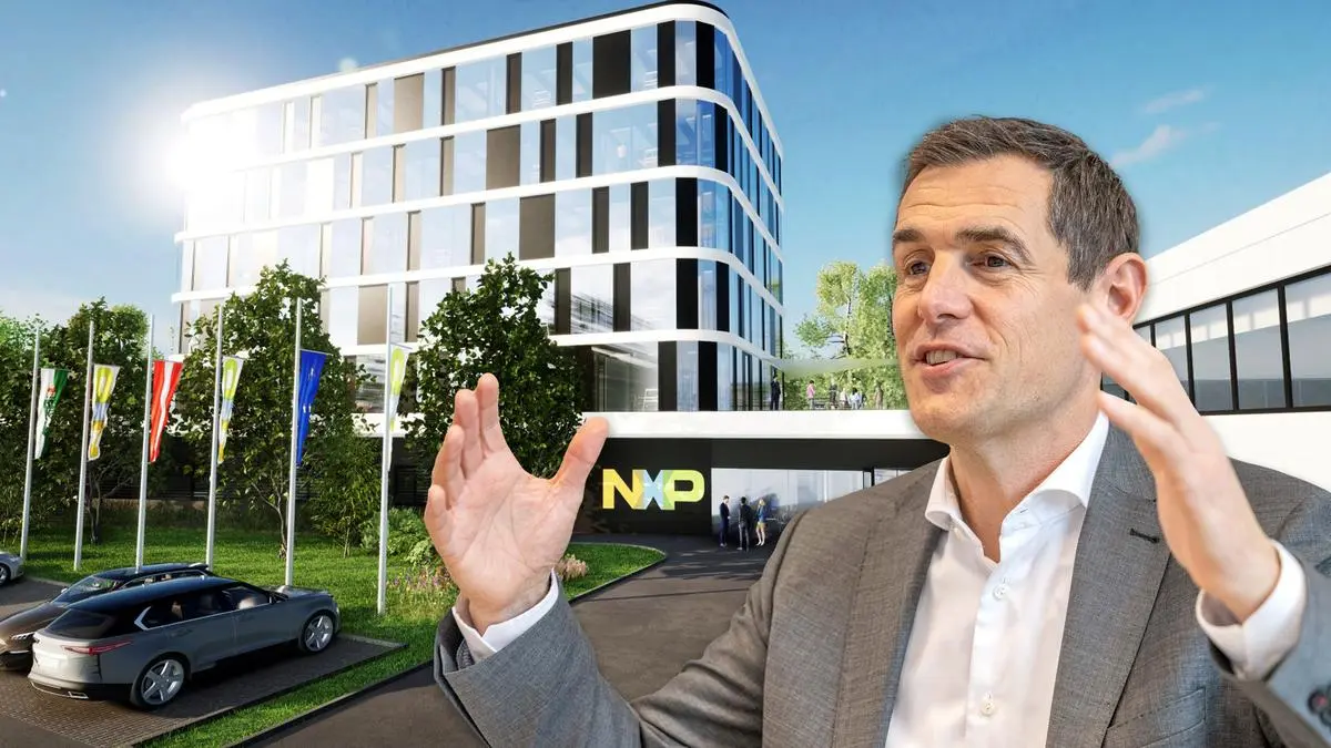 NXP-Vorstand Markus Stäblein treibt den Ausbau in Gratkorn voran. Das gut zwölf Millionen Euro teure neue Forschungszentrum soll bis Jahresende fertig sein