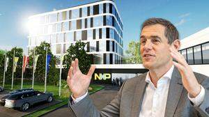 NXP-Vorstand Markus Stäblein treibt den Ausbau in Gratkorn voran. Das gut zwölf Millionen Euro teure neue Forschungszentrum soll bis Jahresende fertig sein