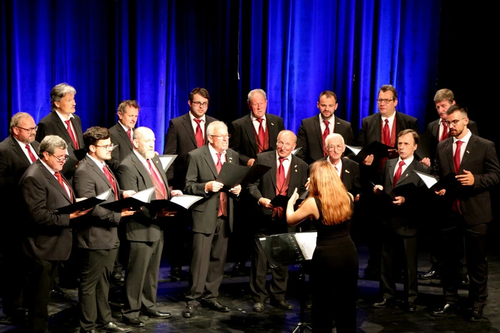Der Männerchor "Foltej Hartman" begeisterte mit seinen musikalischen Darbietungen. 
