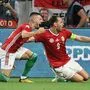 Zsolt Nagy, hier mit Adam Szalai, brachte Ungarn gegen Deutschland in Führung