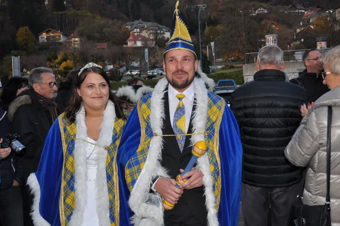 Prinzessin Stefanie Pleikner und Marco Rud führen Millstatt durch die närrische Zeit.