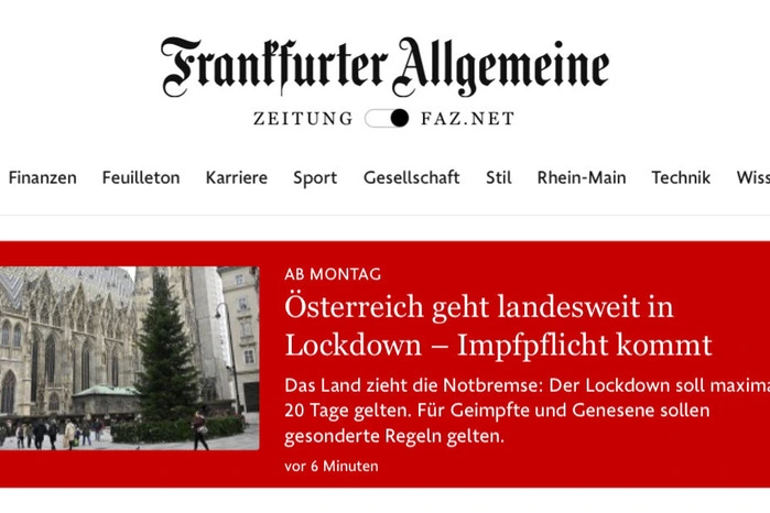 ... die Frankfurter Allgemeine...