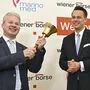 Andreas Grassauer, Chef von Marinomed, und Börse-Boss Christoph Boschan