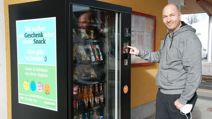 Alfred Harnik-Singer hat noch viele Ideen für den neuen Automaten der Lebenshilfe 