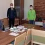 Das Team des Gemeindeamtes überwacht die Tests