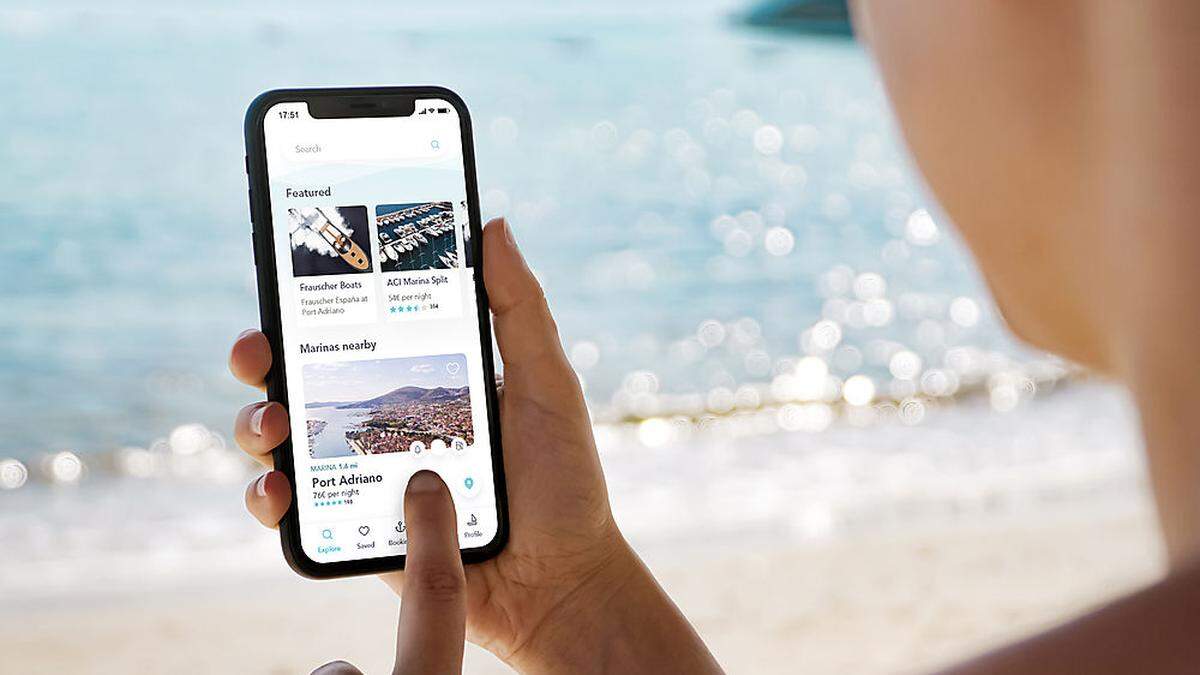Mit Seasy kann man am Handy Liegeplätze in Marinas buchen