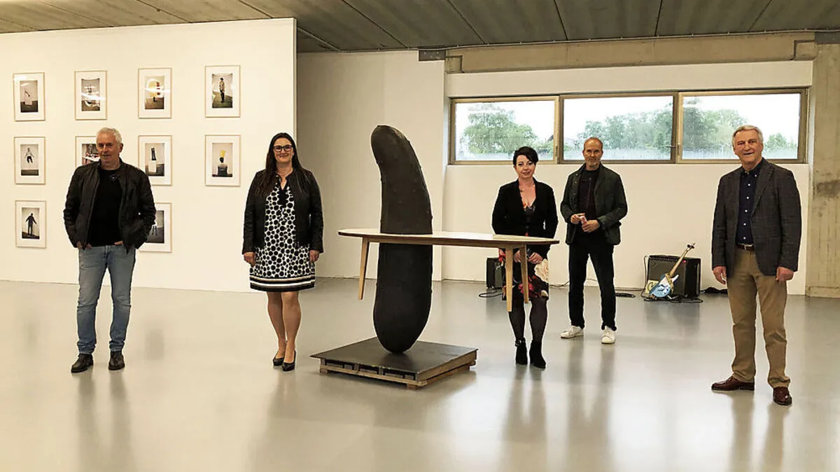 Hans Weigand, Petra Weberhofer, Melanie Praxmaier, Erwin Wurm und Reinhard Diethardt