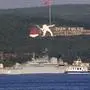 FILE - A Russian ship named Caesar Kunikov passes through the Dardanelles strait in Turkey en route to the Mediterranean Sea, on Oct. 4, 2015. Ukraine's military said Wednesday Feb. 14, 2024 it sank a Russian landing ship in the Black Sea using naval drones, a report that has not been confirmed by Russian forces. The Caesar Kunikov amphibious ship sank near Alupka, a city on the southern edge of the Crimean Peninsula that Moscow annexed in 2014, Ukraine’s General Staff said. It said the ship can carry 87 crew members. (Burak Gezen/DHA via AP, File)