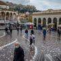 In und rund um Athen breitete sich die Omikron-Variante zuletzt massiv aus. Im Bild: der Monastiraki-Platz. 