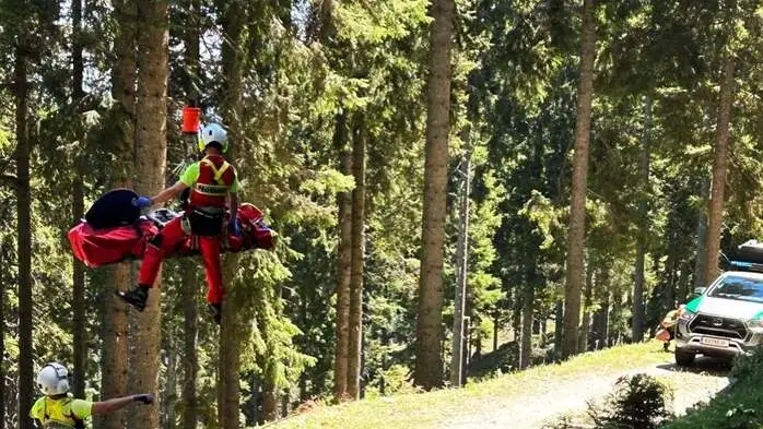 Taubergung nach Unfall am Dobratsch am Samstag