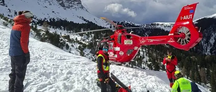 Die Bergrettung stand im Einsatz 