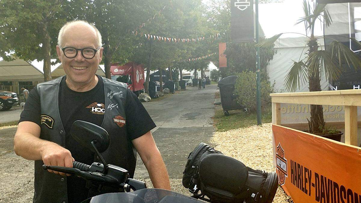 An die 3000 Bilder wird Kulmer am Harley-Treffen knipsen