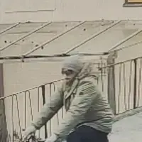 Der Maskierte flüchtete mit einem Fahrrad