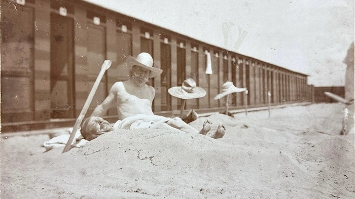 Anno dazumal waren Sandbäder ein Trend