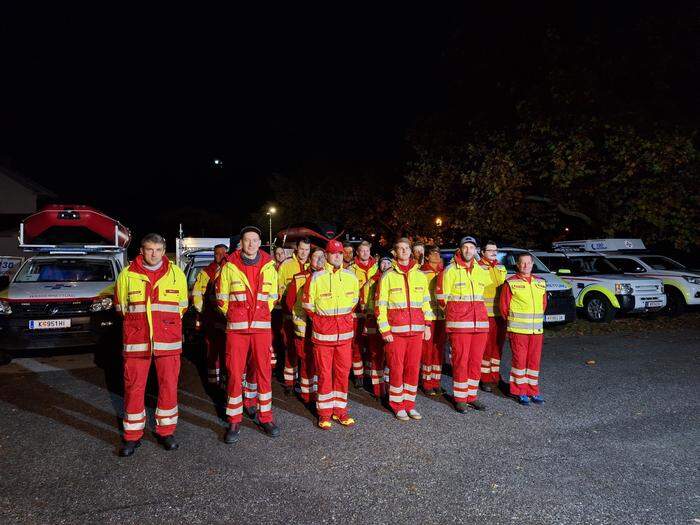 Die 25 Einsatzkräfte aus Kärnten