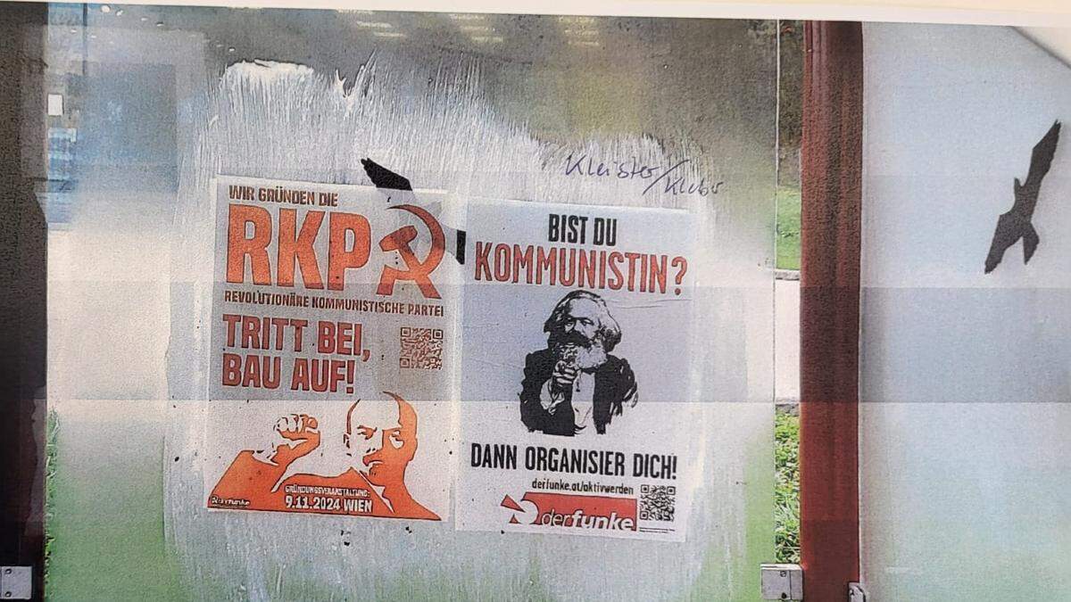 Diese Plakate wurden bisher im Rosental gesichtet