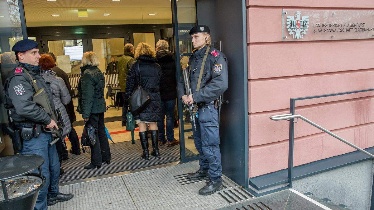 Das Landesgericht musste mehrmals für Terrorprozesse gesichert werden