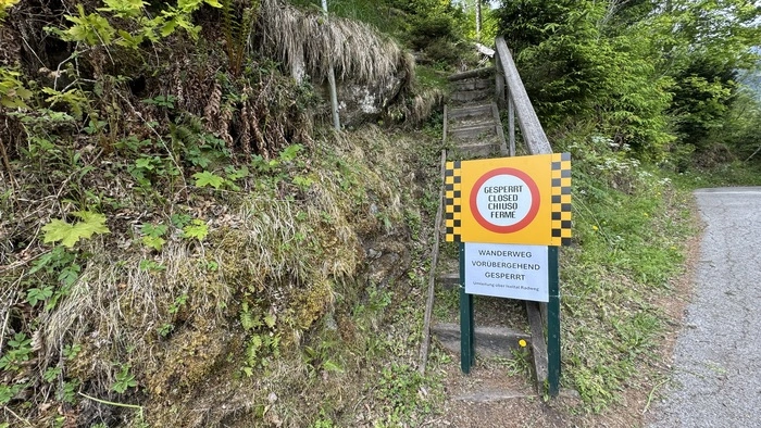 Sperre im Weidegebiet