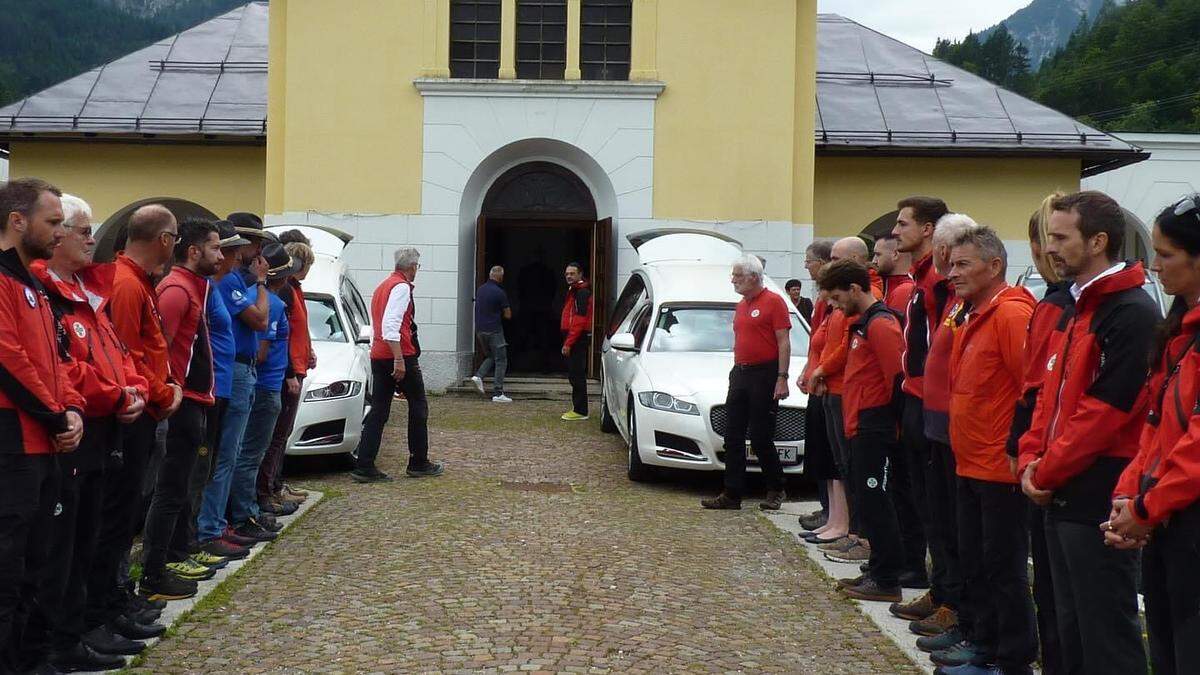 In einem letzten Geleit wurden die beiden in Italien verunglückten Kärntner heimgeholt