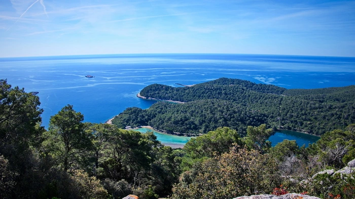 Die Insel Mljet befindet sich etwa 30 Kilometer nordwestlich von Dubrovnik 