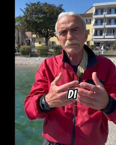 Enzo Fattori will sich weiterhin für den Umweltschutz am Gardasee einsatzen
