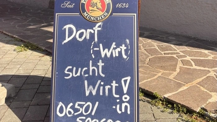 Statt Mittagsmenü gibt es ein Job-Angebot beim Dorfwirt im schönen Gailtal