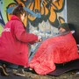 Obdachlose, die sich weigern, in die Notschlafstelle zu kommen, werden vor Ort versorgt