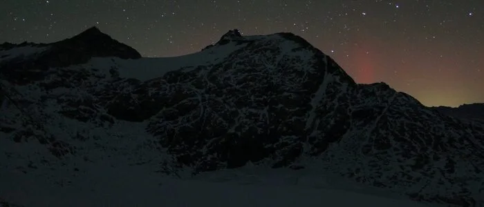 Nordlichter auf Aufnahmen in Richtung Hoher Sonnblick | Nordlichter auf Aufnahmen in Richtung Hoher Sonnblick