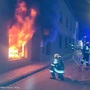 Die Feuerwehr kämpfte in der Nacht auf Freitag gegen die Flammen