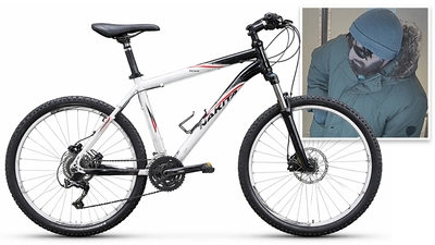 Auf diesem Rad ist der Täter geflüchtet