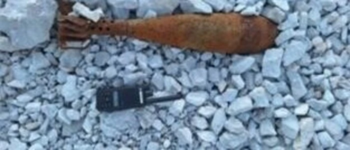 Diese Granate mit einer Länge von 60 Zentimetern wurde entdeckt