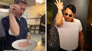 Fellner auf den Spuren von Salt Bae