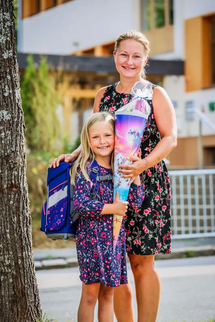 Diana mit der stolzen Mutter Nina Plattner