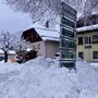 Auch in Tröpolach kam Schneenachschub, hier blieb das Verkehrschaos aus