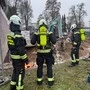 Feuerwehrleute am Einsatzort  | Die Berufsfeuerwehr stand im Einsatz 